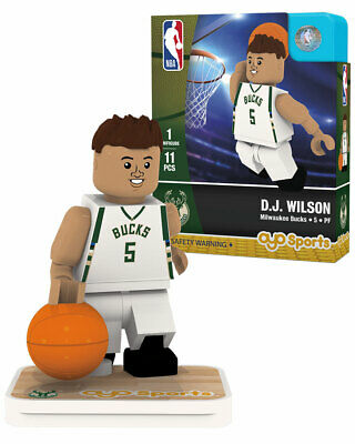 Milwaukee Bucks D.J. Wilson White OYO Minifigure
