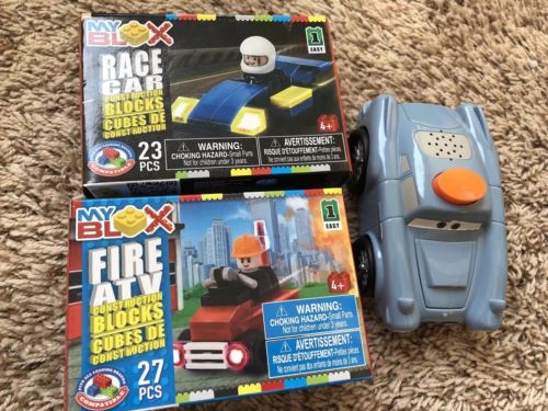 My Blox Fire ATV Race Cars Bricks Building Toys Lot Disney Finn McMissile Pixar