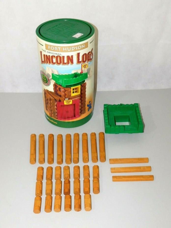 LINCOLN LOGS Fort Hudson Building Set - Incomplete Set