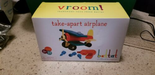 Battat Take-A-Part Airplane Green Old Model - New in box
