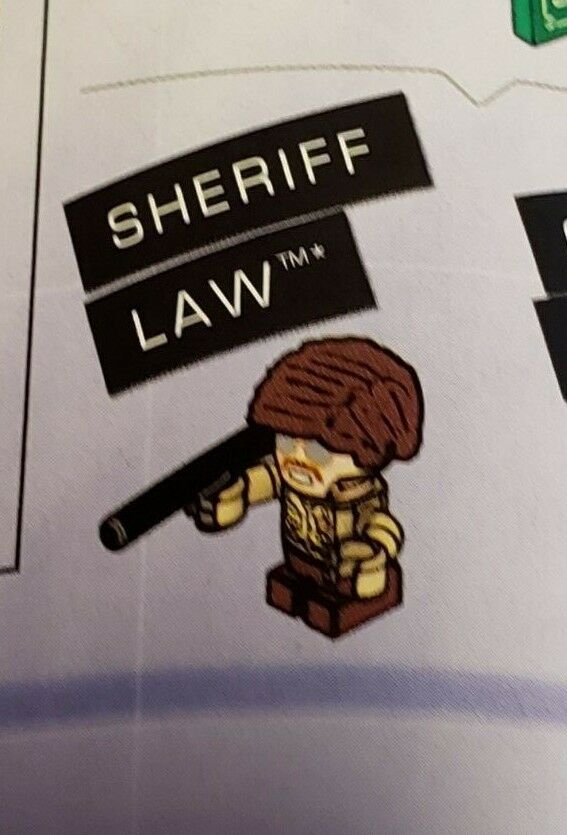 Kre-o Kreo Mini figure Cityville Invasion Sheriff Law from City Street Chase
