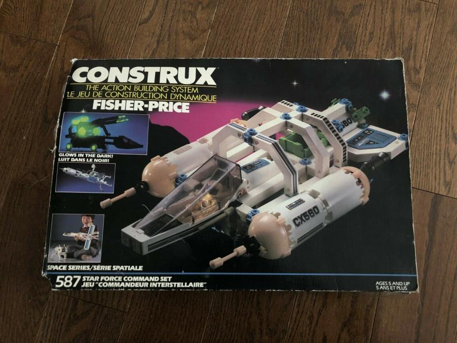 CONSTRUX Star Force Command Fisher price space commander with original box