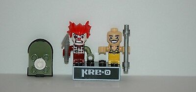 Kre-o Kreo Mini figure Cityville Invasion Collection 2 Bonkazonks + Mr. Muscle