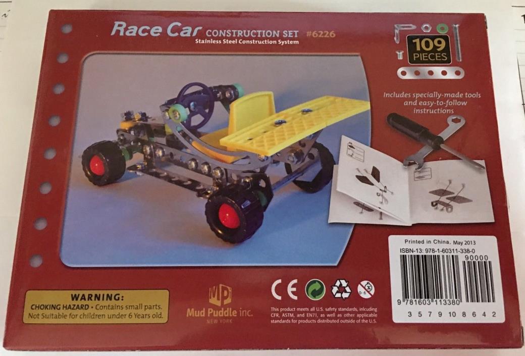 NEW Race Car Construction Set #6226 - Brand New - 109 Pieces