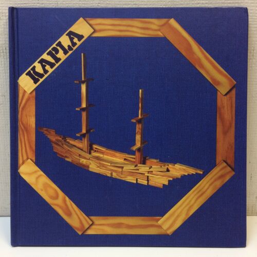 KAPLA Wooden Planks Art Books Designs Construction HC Book Ages 8+ • VGUC?