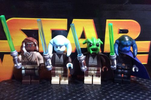 Star Wars Custom Minifig Jedi Minifigure Lot For Lego Sets Saesee !!!