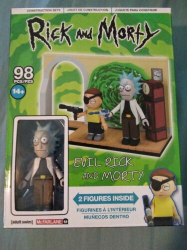 EVIL RICK AND MORTY 98 Piece NEW Construction Kit MCFARLANE Sealed FREE SHIPPING