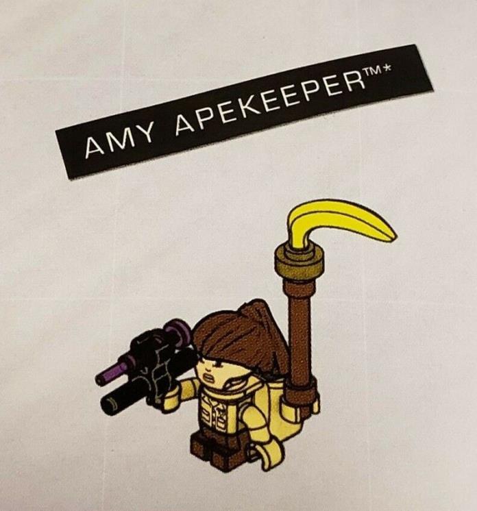 Kre-o Kreo Mini figure Cityville Invasion Amy Apekeeper Skyscraper Mayhem Set
