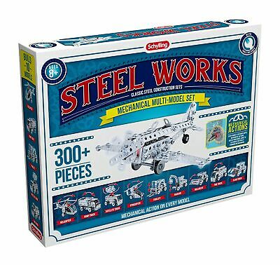 Steel Works Mechanical Multi-Model Set 300 pcs. - Building Set by Schylling