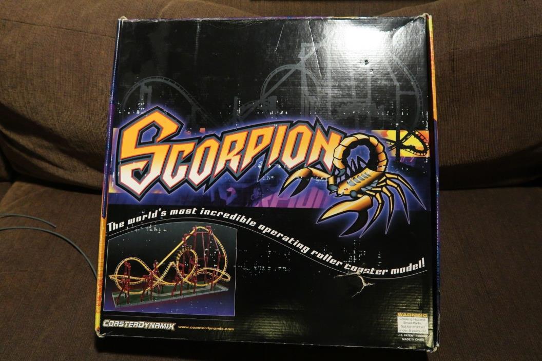 Coaster Dynamix Scorpion Operating Roller Coaster Model Used & Rare!!!