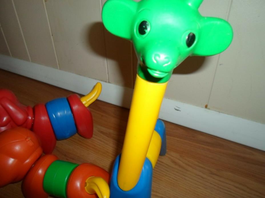 Tupperware Toys Animals,16 Pieces Dog,Giraffe and Elephant