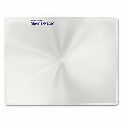 2X Magna-Page Full-Page Magnifier w/Molded Fresnel Lens, 8 1/4