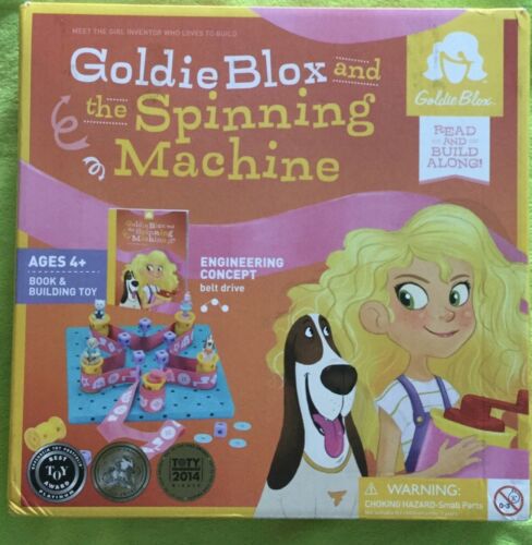 New Goldie Blox and the Spinning Machine Game Read & Build Engineering Age 4+