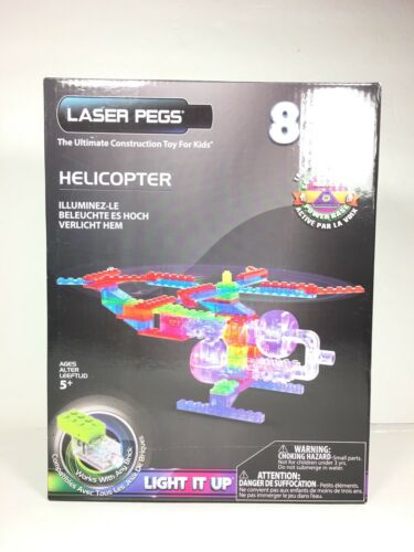 Laser-Pegs 8 In 1 Models Helicopter Compatible Other Bricks 5+