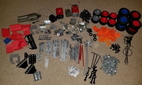 Meccano erector set parts