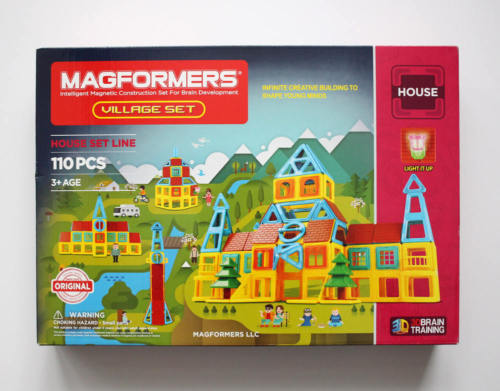 NEW Magformers House Line Village Magnetic Building Set 110 Pcs