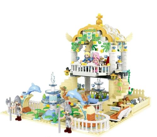 Qwz Girls Toy Mermaid Building Blocks