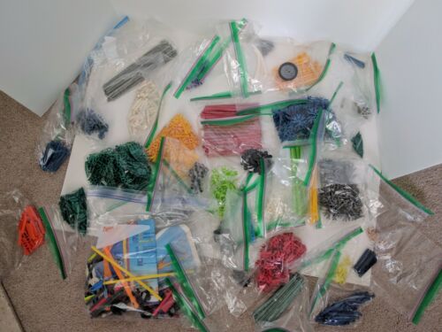 HUGE lot KNEX sorted parts pieces roller coaster yellow green blue red