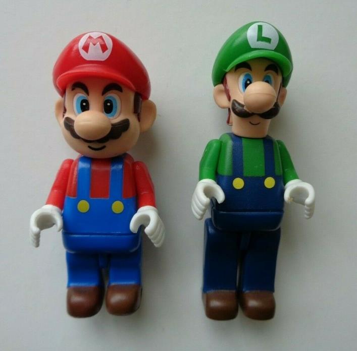 K'nex Nintendo Super Mario Bros Series 4 Mario Luigi Figure Blind Bag Lot Sealed