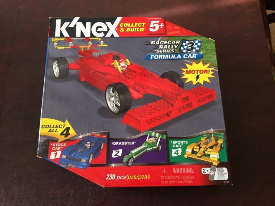 K'Nex Formula Car 13151 Brand new  Factory sealed