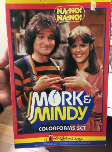 Vintage 1979 Mork & Mindy Colorforms Set & Booklet UNUSED