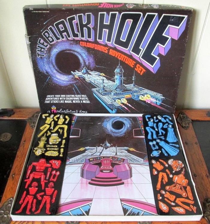 Large VINTAGE 1979 Disney The Black Hole Colorforms Adventure Play Set