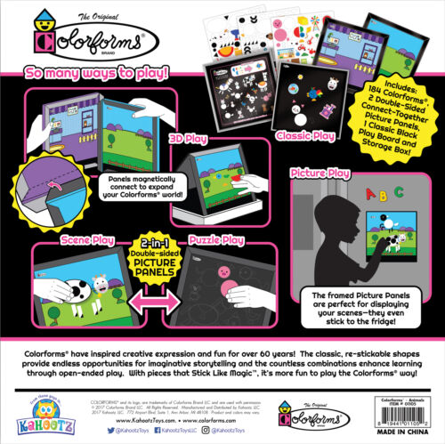 Colorforms(R) Classic Re-Stickerable Sticker Set-Animals