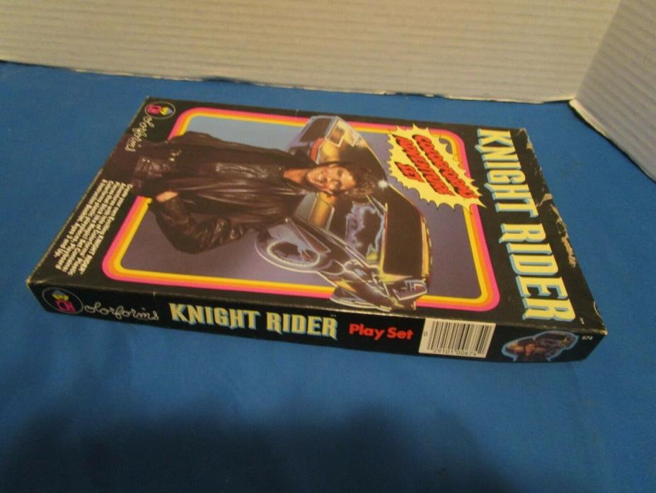 Vtg 1982 Knig ht Rider Colorforms Adventure Set