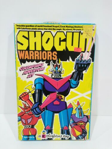 Vintage 1978 Shogun Warriors Colorforms Adventure Set USED (Incomplete) SEE PICS