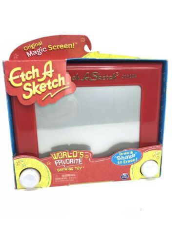 Etch A Sketch Classic Red Drawing Screen Toy Regular Size 9