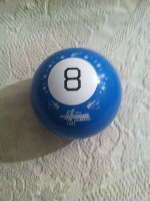 Mattel Disney Hannah Montana Miley Cyrus Teal Magic 8 Ball