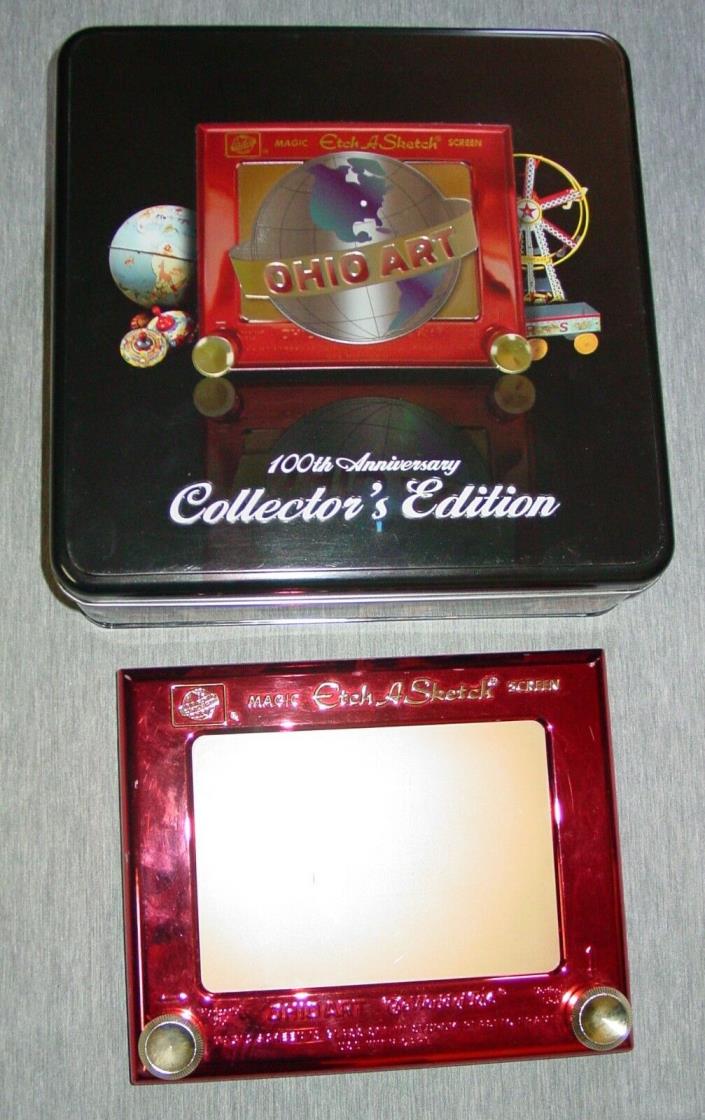 ETCH A SKETCH 100th Anniversary Collectors Edition in Collector Tin