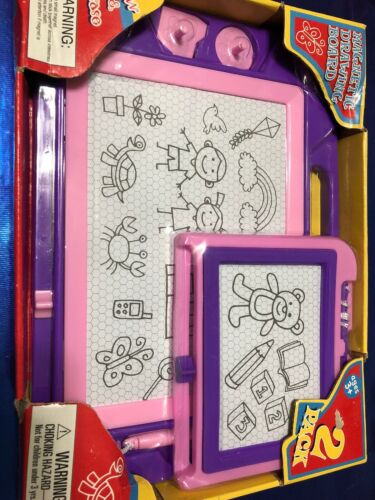 Magnetic Drawing Board, 2pk Etch Sketch Type Choose Color Great Christmas Gift