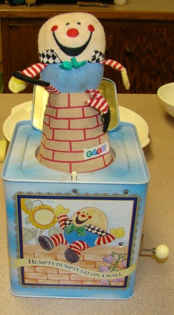 Vintage Eden Humpty Dumpty Vintage 2000 Jack in the Box