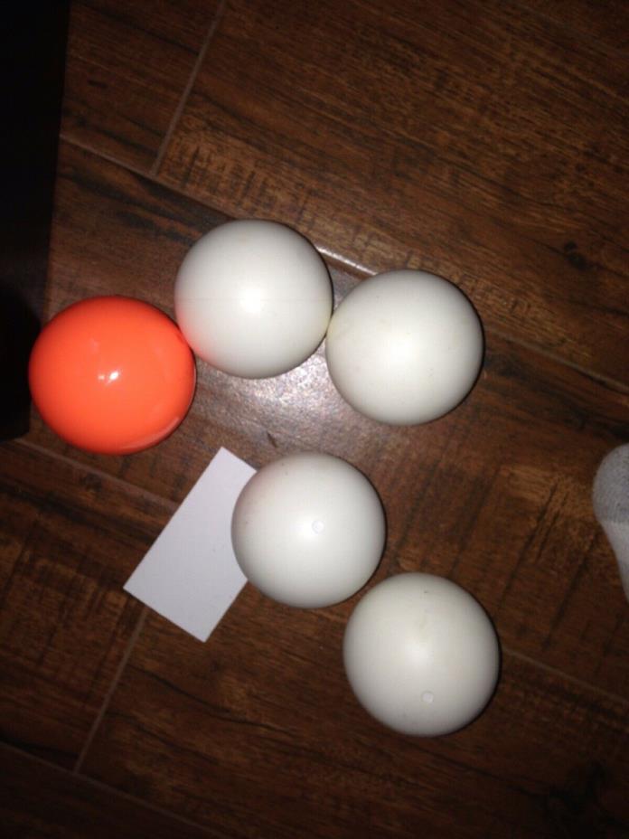 Sil-x Juggling Lot Of 5 Balls Liquid  Silicone Filled Juggle Balls Play Of Italy