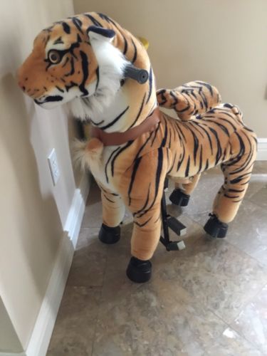 Kids Ride On Tiger Toy Giddy Up