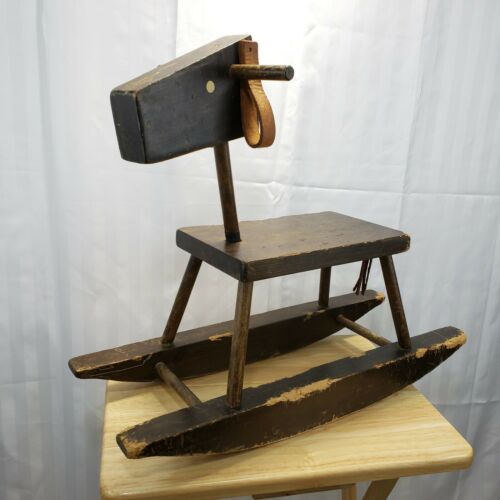 Children's Vintage Wooden Dog/Rocking Horse Rocker ~ Basketville Putney, Vermont