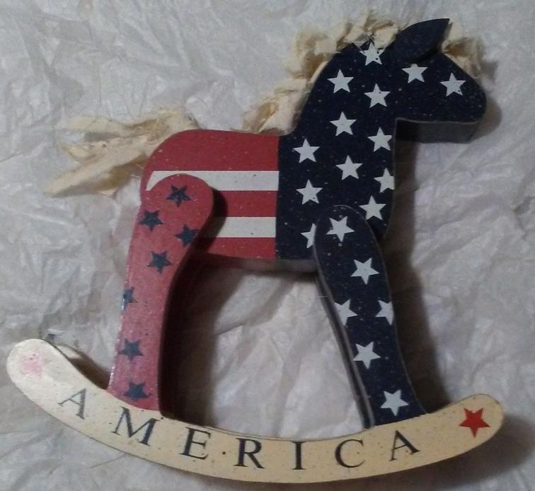 Patriotic Rocking Horse