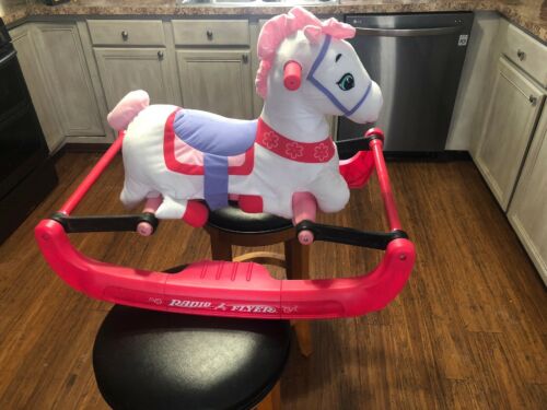 Radio Flyer Sodt Rock & Bounce Pony Horse Pink