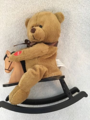 Teddy Bear Plush On Rocking Horse Sings Happy Trails