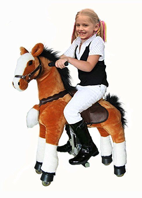 Toddler Rocking Horse Action Pony Ride On Toy Mechanical Children Ages 3-9 Smart