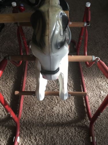 Vintage Wonder Horse Lightning COLT Rocking Spring Toy Cowboy 1960s Riding Horse