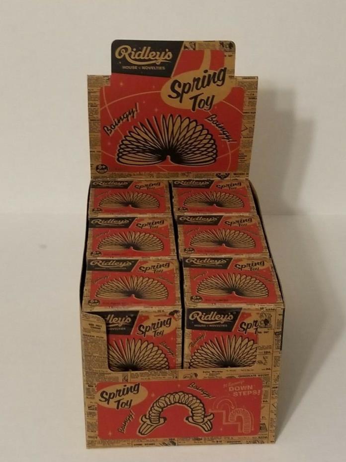 Full Display Box Ridley's House of  Novelties Spring Toy's ( Slinky)  12 count
