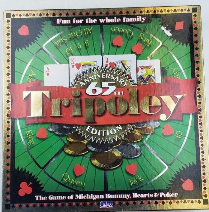 Tripoley Anniversary Edition Card Game Complete with Box