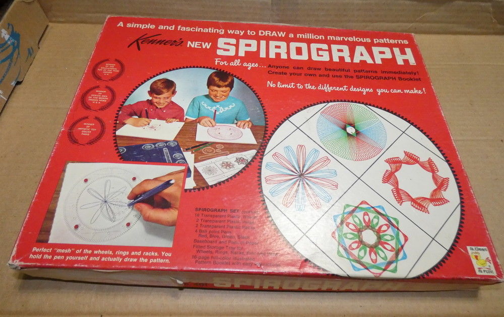Vintage Kenner Spirograph 401 - Lots of Extras
