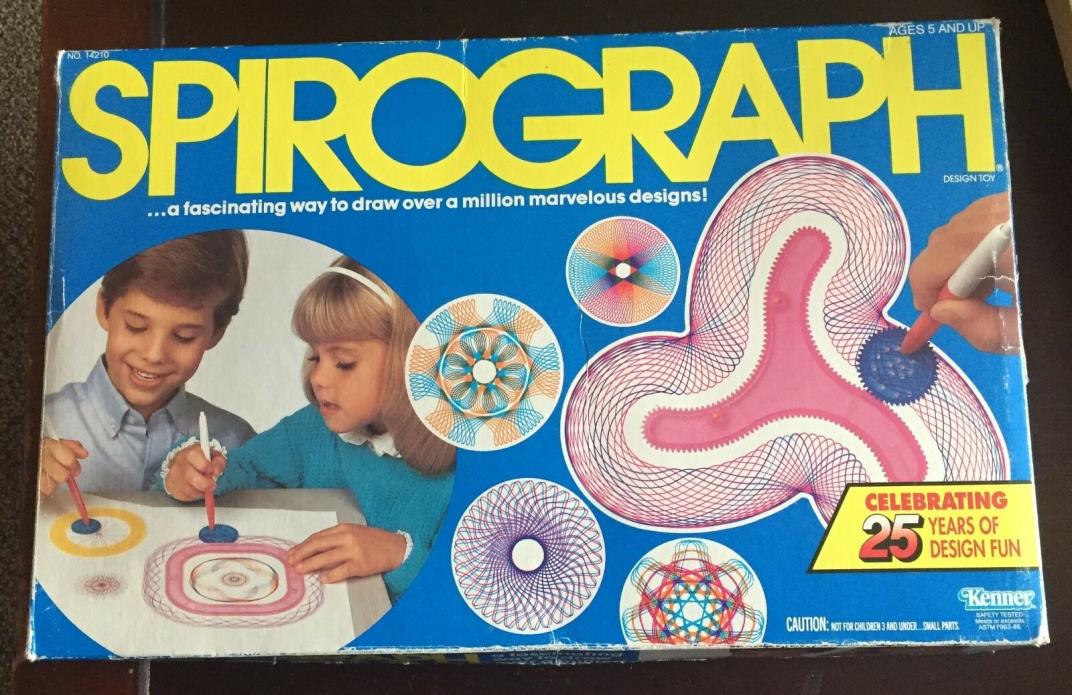 Vintage 1986 Kenner 2 Spirograph sets #14210 Mixed lot