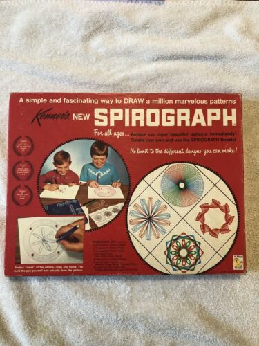 Kenner Spirograph # 401 Red Tray Near Complete Very Good Vintage 1967 Kenner's