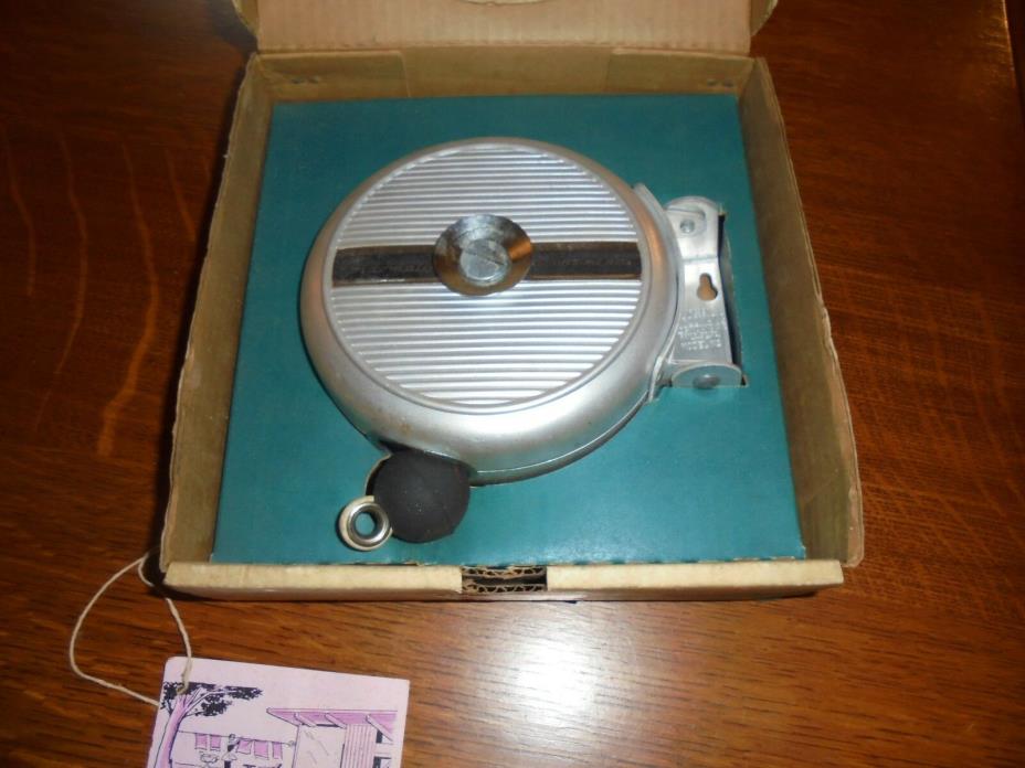 Vintage Cordomatic clothesline reel with all paperwork, hardware and original bo