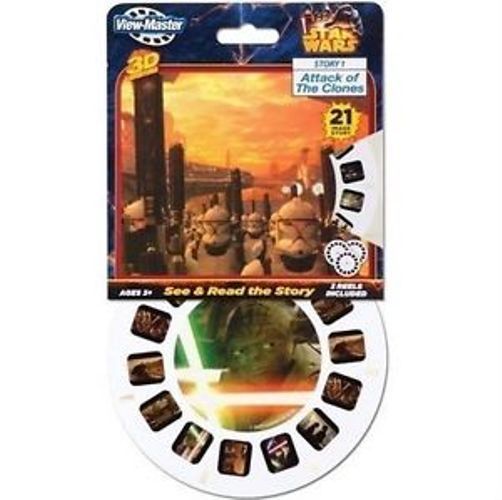 Star Wars View Master 3D Reels Story 1 Attack of The Clones 21 Image Story