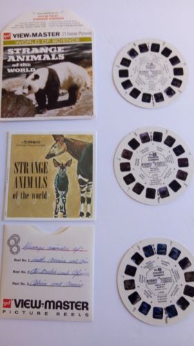 gaf view master reels 1958 world of science strange animals of the world